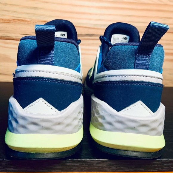 New Balance 574 Men's Running Training Shoes Size Teal Lime NEW - Picture 7 of 8